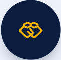 Handshake representing partnership